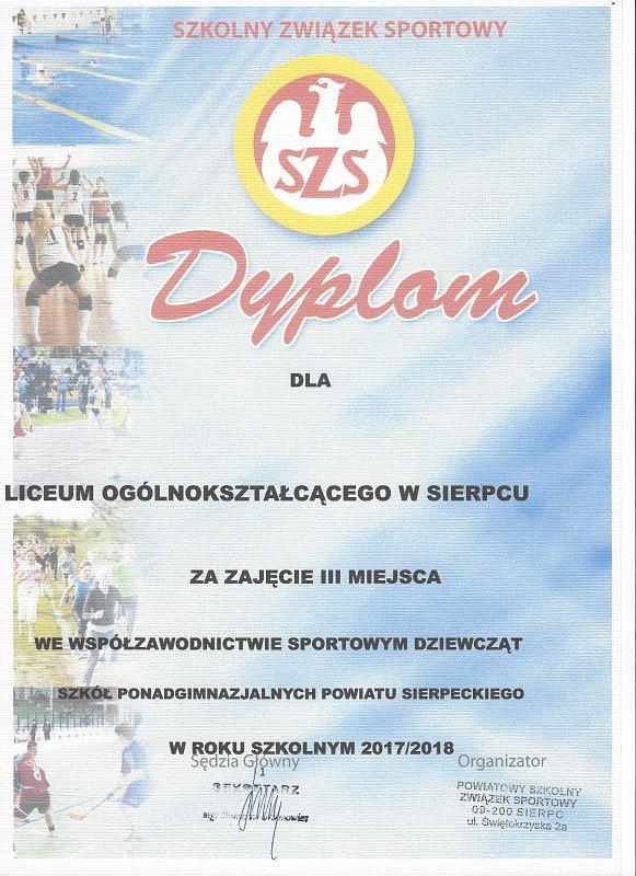 III miejsce naszych sportowców